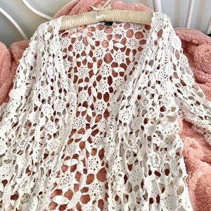 BOSTON PROPER Lace Coverup
